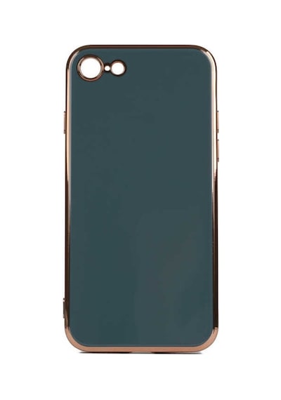 Apple Uyumlu iPhone Se 2020 Kılıf Zore Bark Kenarları Altın Renk Kılıf