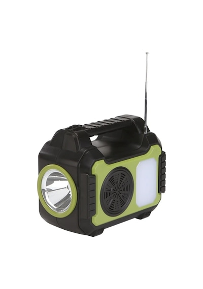Güneş Enerji Panelli Solar Aydınlatma Sistemi Powerbank Kamp Doğa Balık Karavan Fener Fm Bluetoth
