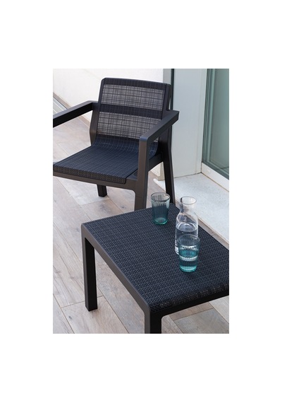 Riviera 2 Seats Art. 592 Sandalye Masa Takımı 2 Kişilik Antrasit