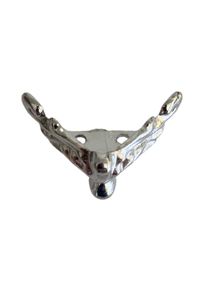 Anka 1.5cm Metal Ayak Çeyiz Ve Hediye Kutusu Mobilya Ayağı 1.5cm Gümüş 4 Adet Gümüş