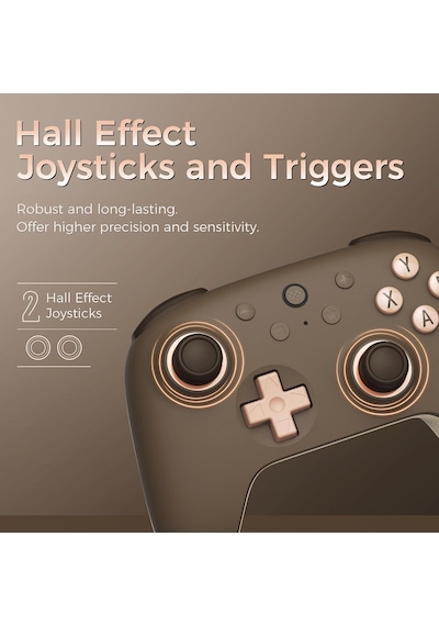 8bitdo Ultimate 2c Kablosuz 2.4g Oyun Kolu Brownie
