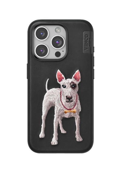 Venco Apple İphone 15 Pro Perma Desenli Kapak - Siyah 0.2M-Çok Renkli