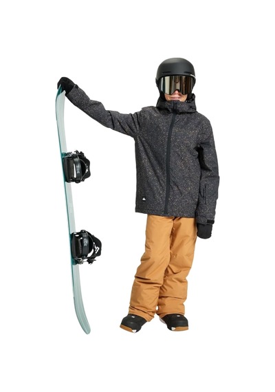 Quıksılver Quiksilver Mission Printed Youth Jk Erkek Çocuk Siyah Snowboard Ceketi 6455