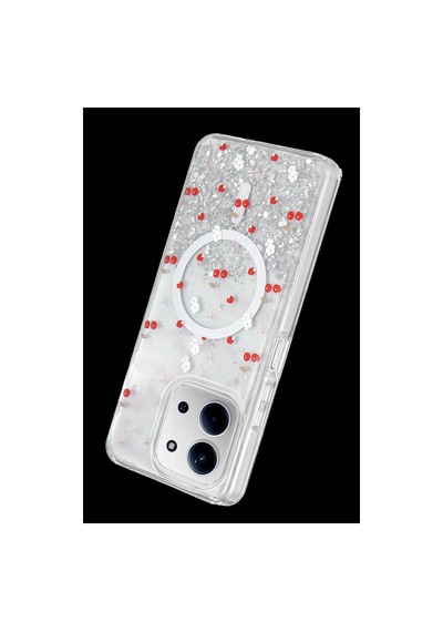 Onegif Xiaomi Redmi 15c 4g Misk Simli Magsafe Kapak - Desen 5 Çok Renkli
