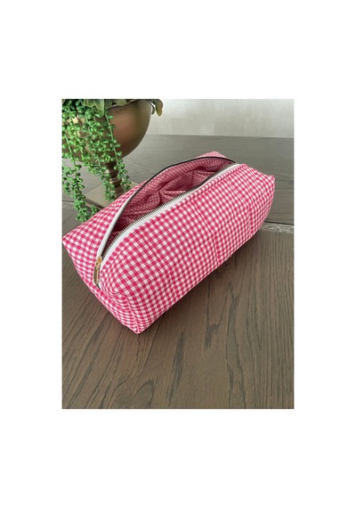 Airwrap Uyumlu Tüm Saç Şekillendiriciler İçin Bölmeli Düzenleyici Çanta Pembe