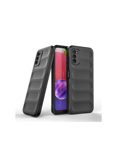 Samsung Galaxy A03s İçin Kılıf Oslo Prime Siyah Galaxy A03s İle Uyumlu Kılıf - Siyah