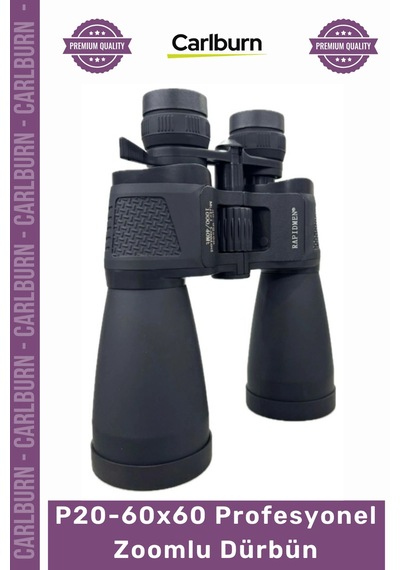 Carlburn Dürbün Yüksek Netlik Sağlayan Dayanıklı Outdoor Avcı Tipi P2060x60 Profesyonel Zoomlu Dürbün Çok Renkli