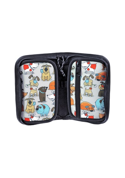 Jacbag Cover -sert Kapaklı Lastikli Kalem Kutusu Cover-neşeli Patiler renkli