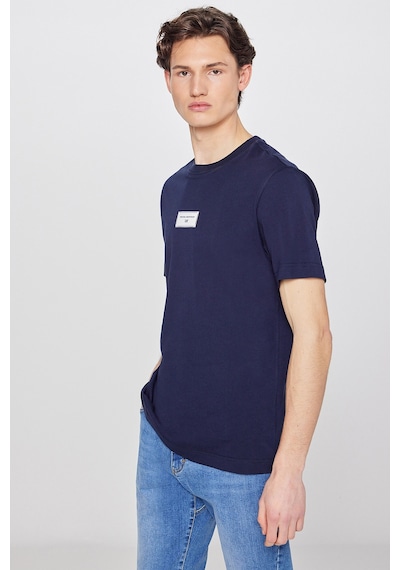 Lee Erkek T Shirt L2610071 410 Lacivert
