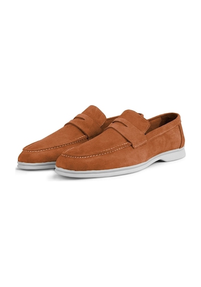 Ante Süet Hakiki Deri Erkek Günlük Ayakkabı Loafer Ayakkabı
