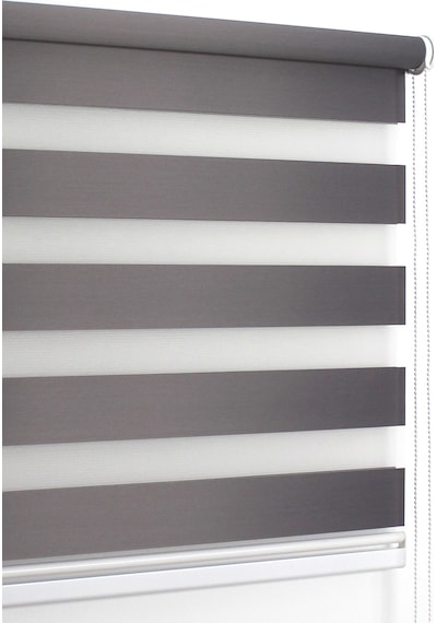 Buperde Koyu Gri Eko Zebra Stor Perde