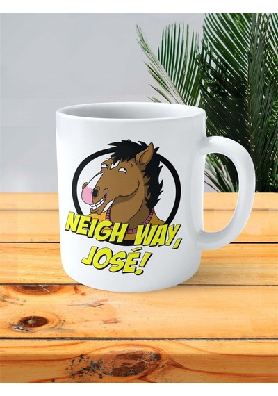 Bojack Horseman Baskılı Kupa Bardak Kişiye Özel Model 1 Çok Renkli