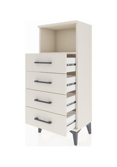 Arges Komodin Tek Raflı 4 Çekmeceli 44x30x106 Aytaşı-aytaşı Aytaşı