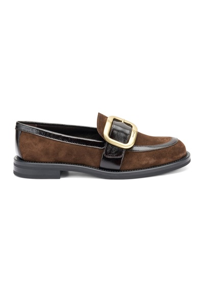 Cacao Dark Brown Oxford Klasik Kadın 90a5 Frau Softy Cacao Dark Brown