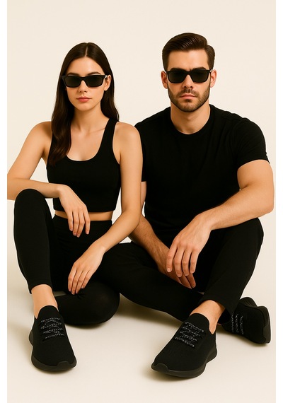 Feelup Fl-01-02 Siyah-siyah Unisex Sneaker Spor Ayakkabı Feelup Fl-01-02 Siyah-siyah Unisex Sneaker Spor Ayakkabı