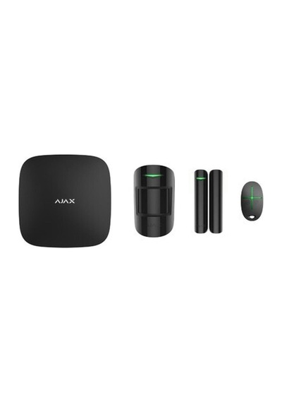Ajax Hubkit Plus Gelişmiş Kablosuz Alarm Kiti - Siyah