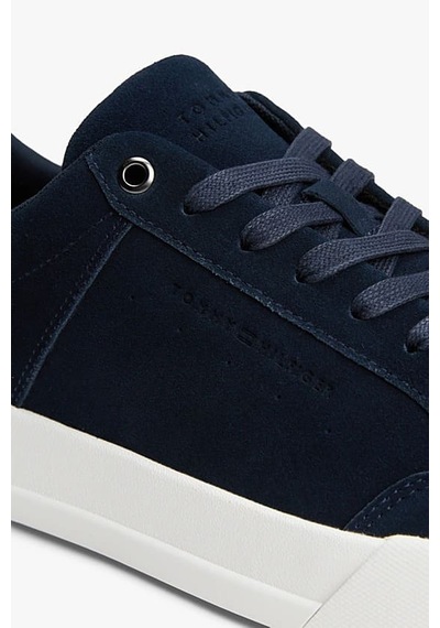 Tommy Hilfiger Erkek Court Summer Suede Sneaker - Lacivert Desert Sky