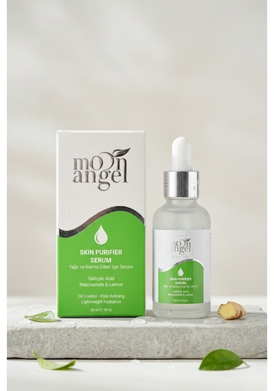 Skin Purifier 3 Lü Cilt Bakım Seti Yağlı Ve Karma Ciltler İçin Temizleyici Jel Tonik Ve Serum Seti