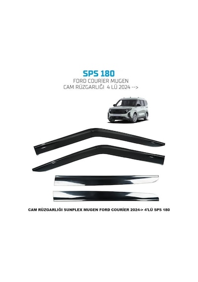 Onkar Cam Rüzgarlığı Sunplex Mugen Ford Courier 2024-&gt 4'lü Sps 180 303-015-030