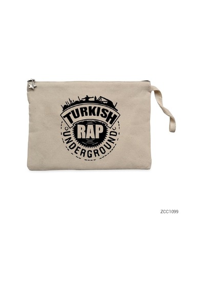 Zepplin Giyim Türkçe Rap Clutch Astarlı Cüzdan / El Çantası