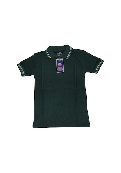 Salar Ticaret Yeşil Kısa Kol 6-16 Yaş Çocuk Okul Lakos Tişört/T-Shirt - (540864606) Yeşil