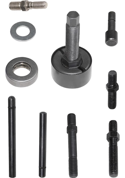 Ximistore9 14 Parça Çelik Kasnak Çekme Ve Takma Takımı, Gm Ford İçin Alternatör Ve Direksiyon Pompası Kasnak Aleti