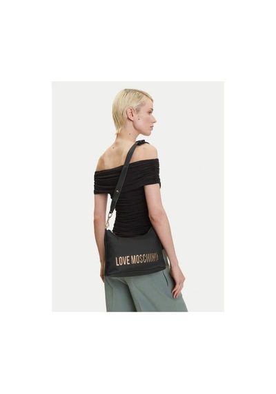 Love Moschino Logolu Çıkarılabilir Askılı Kadın Omuz Çanta Jc4025pp1mkd0000 Nero