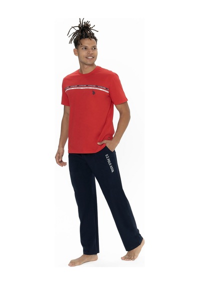 U.S. Polo Assn. U.s Polo Assn. 18895 Erkek Kısa Kollu Bisiklet Yaka Pijama Takımı-kırmızı Kırmızı U.S. Polo Assn. U.s Polo Assn. 18895 Erkek Kısa Kollu Bisiklet Yaka Pijama Takımı-kırmızı Kırmızı
