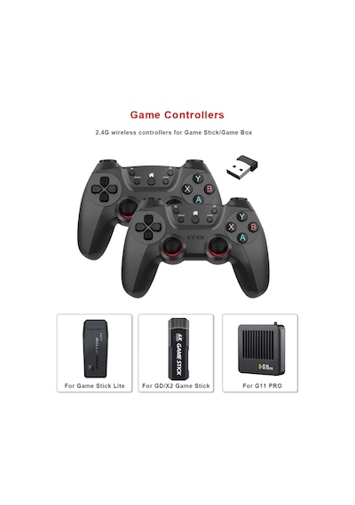 Siyah Bluetooth Bağlantılı Kablosuz Gamepad Pc Uyumlu siz 1 Adet - Elektronik