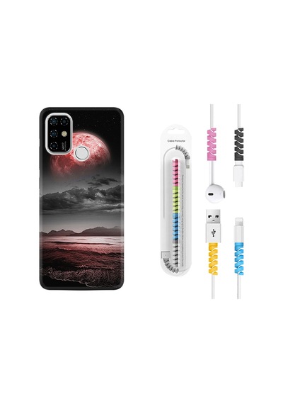 Casper Via F20 Kılıf Kablo Koruyuculu Red World 1836