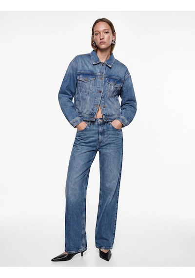 Koton Denim Açık İndigo Kadın Ceket 7wal50009md