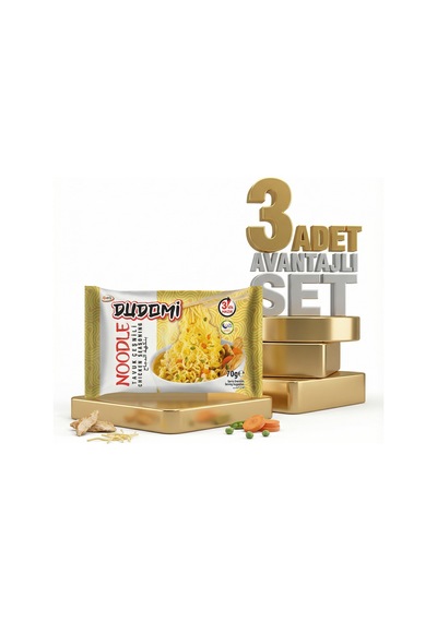 Dudomi Tavuk Çeşnili Noodle 3x70 Gr