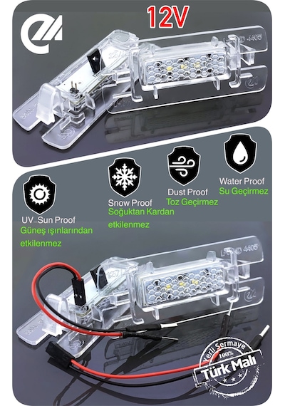 Opel Astra J 2009-2015 Canbus Led Plaka Aydınlatma Ledi Lambası
