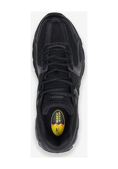 Lescon Erkek Megaron Sneakers Spor Ayakkabı Siyah Siyah