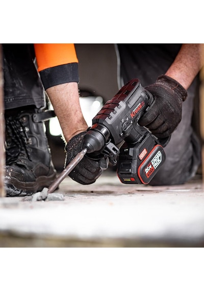 Kress KRKS1 KUB30.2 + KU390.4 + KUH10.2 20V 4AH 6 Adet Akülü Profesyonel Kombo Set