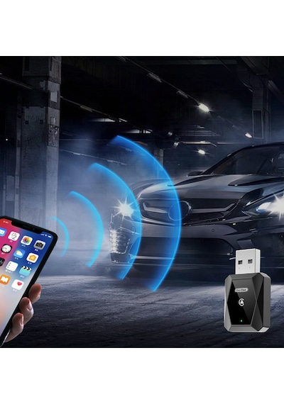 Go Des Gd-bt212 Android Auto Destekli Carplay Usb Bluetooth Wireless Transmitter Adaptör Siyah