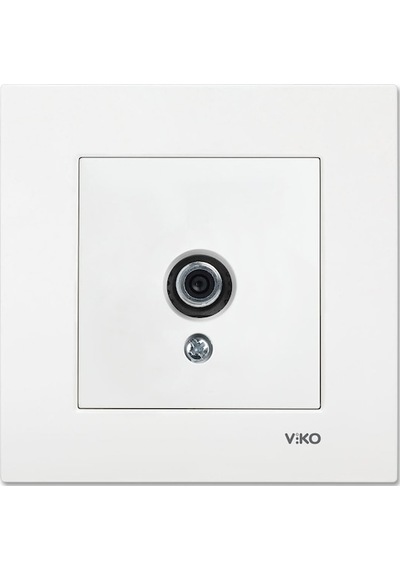 Viko Karre Beyaz Uydu F Konnektörlü Çerçeveli - 90967038