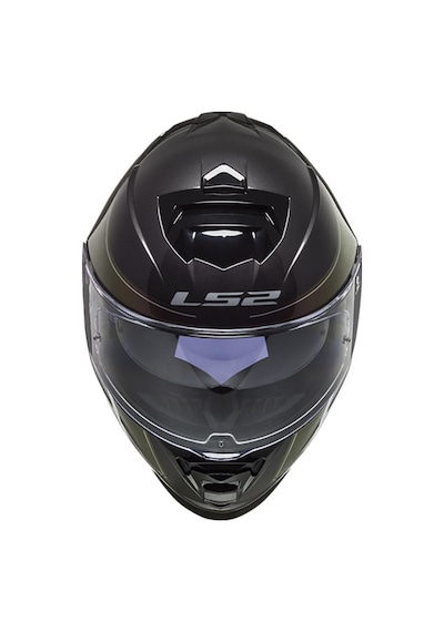 LS2 Storm Velvet Kapalı Kask Gökkuşağı - Mat Siyah