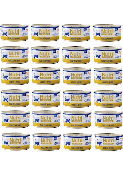 Nutri Feline Tavuk Etli Ve Peynirli Pate Tahılsız Yetişkin Kedi Maması 70 G X 24 Adet
