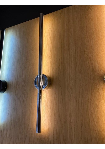 60 Cm Çubuk Aplik Gizli Işık Aplik 3000k Sarı Işık Elektrik Bağlantısı Gerektirir Dekoratif Led Aplik Gümüş