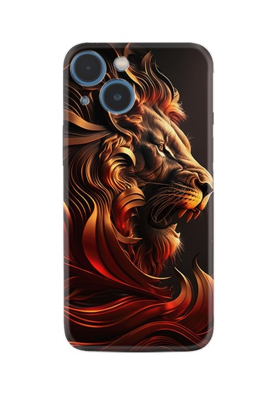 Apple iPhone Uyumlu Apple iPhone Uyumlu 13 Kılıf Apple iPhone Uyumlu 14 Kılıf Boutique Baskılı Resimli Süper Arslan Pcode -072
