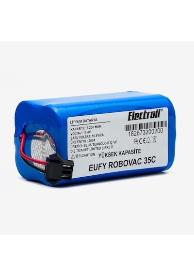 Eufy Robovac 35c Batarya 3.200mah Pil Robot Süpürge Batarya