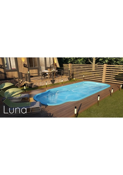 Fiber Hazır Havuz Luna Model 3,00 X 6,00 X 1,40 Mt - 14 M3 - Toptancıyızbiz