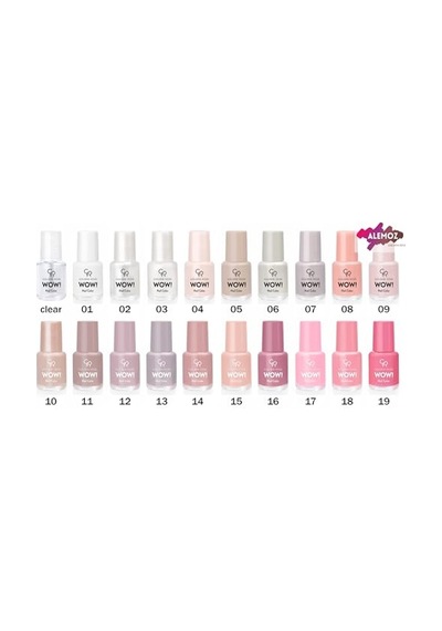 Wow Nail Color No: 10 - Parlak Bitişli Mini Oje 6 Ml
