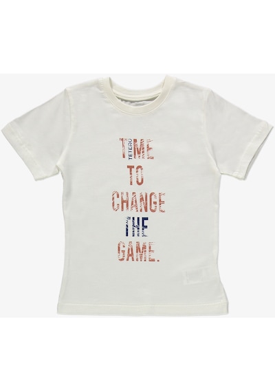Mnk Baby & Kids Gömlek Pantolon T-shirt Daire Desen 3 Parça Erkek Çocuk Takım
