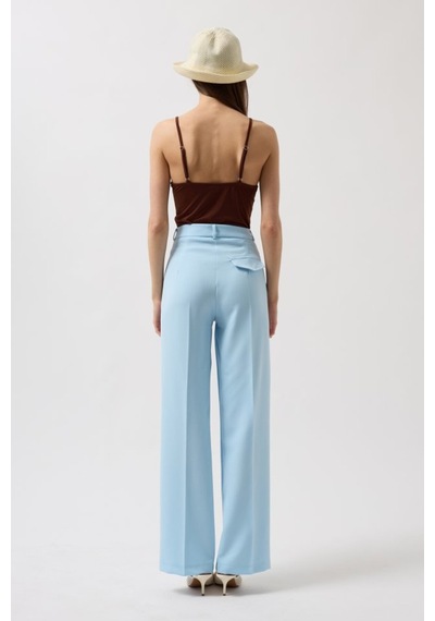 Butik İstanbul Bel Kemerli Pantolon Bebe Mavi