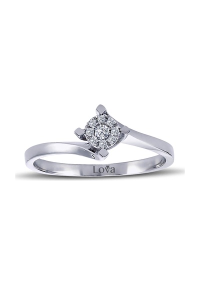 Lova 0,30 Karat Tektaş Görünümlü Pırlanta Yüzük - 1020173