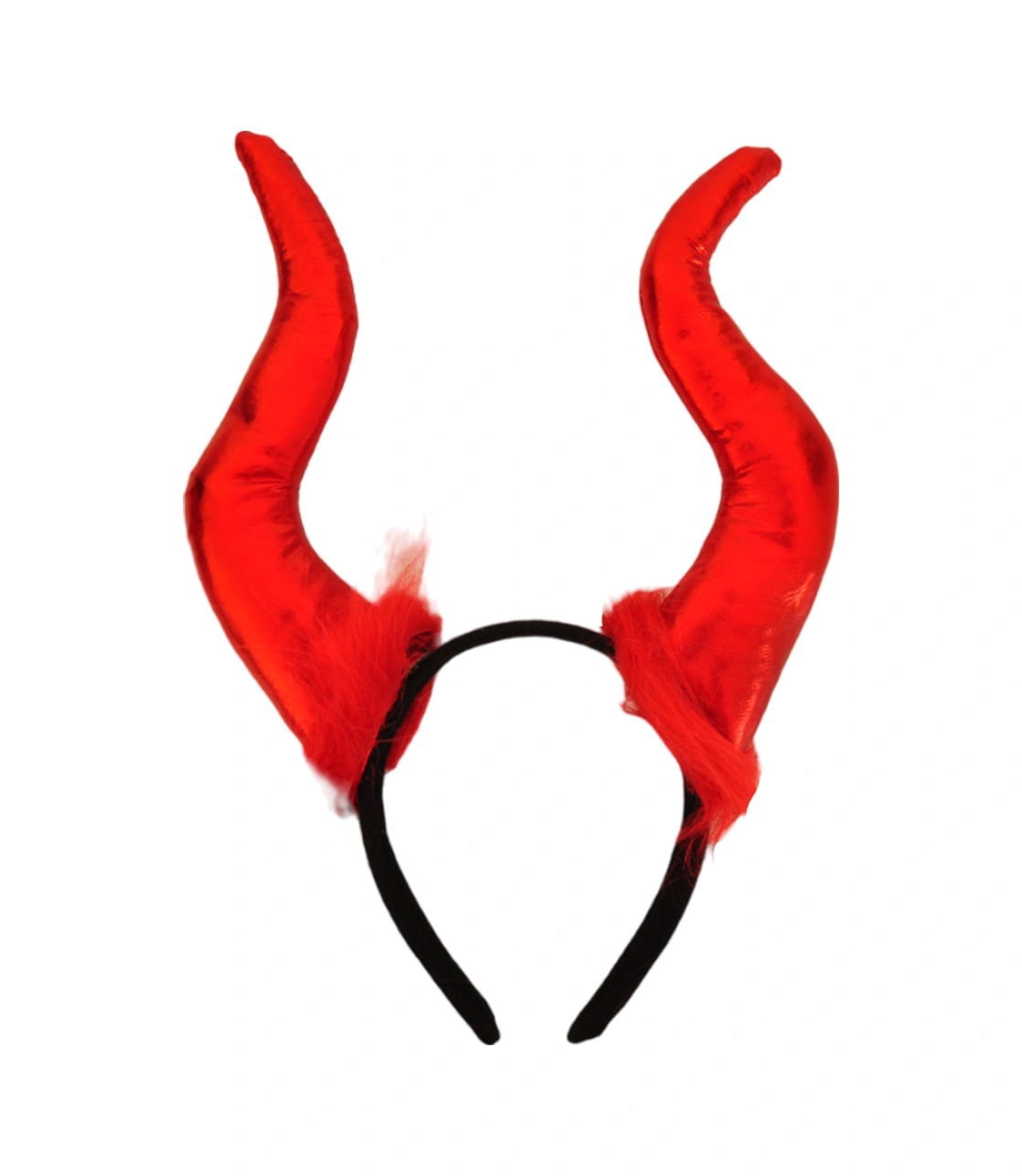 Halloween Cadılar Bayramı Taç Malefiz Kırmızı Çift Boynu Parti Kostümü Maleficent Taç Diğer