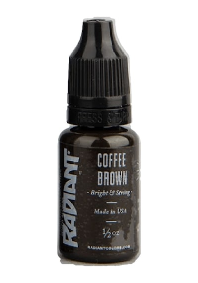 Coffee Brown - Radiant Tattoo Dövme Boyası - 0,5oz/15ml