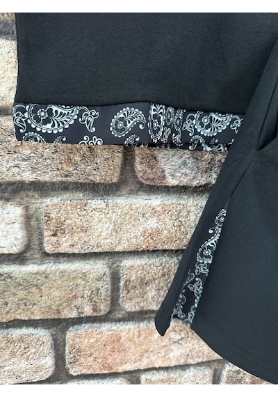 Altamira Erkek Dikey Baskılı Oversize T-shirt Şort 001